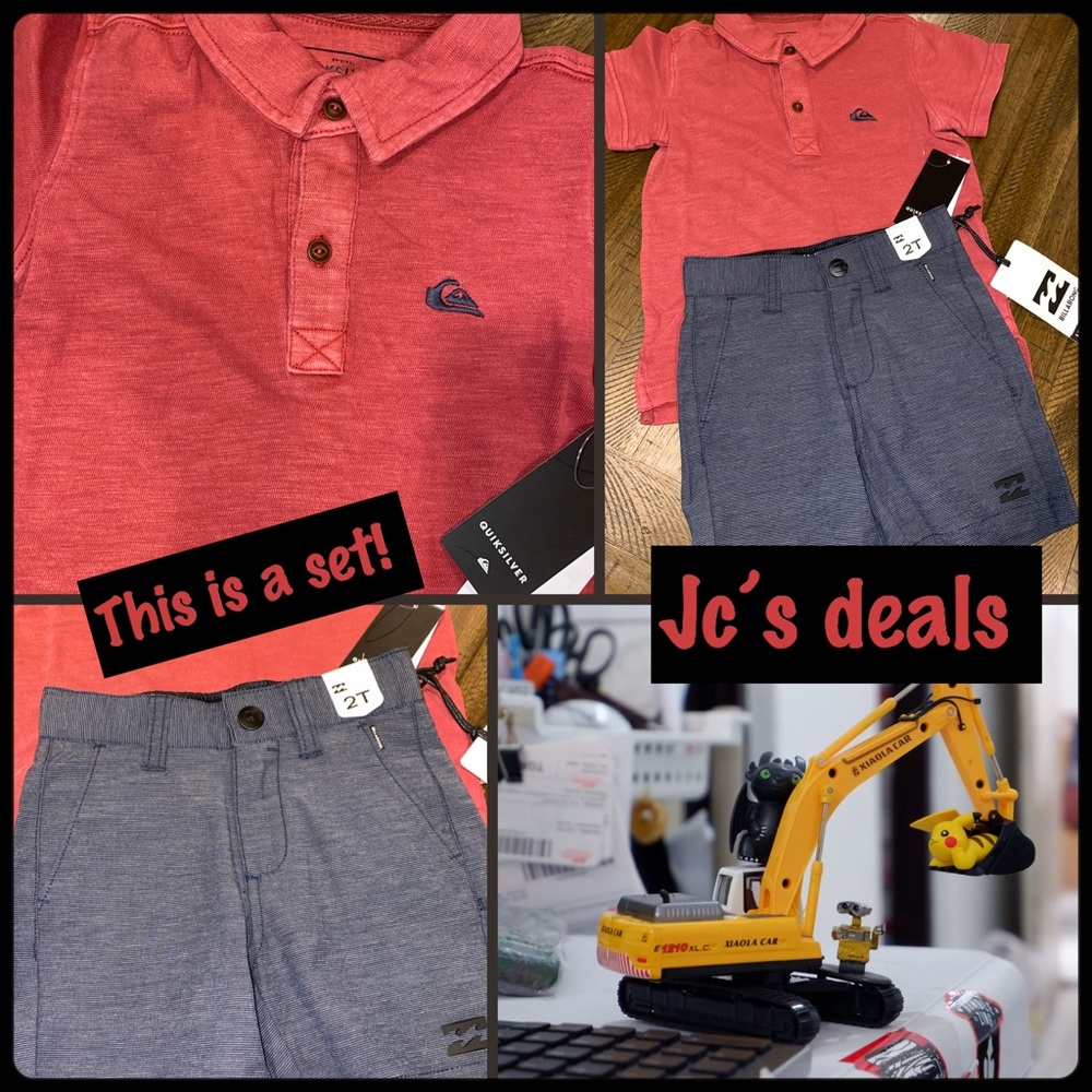 🌴 Quiksilver toddler boy short set bundle 🌴